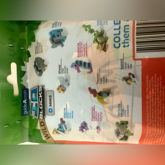 Guidecraft ID WILD BLOCKS Minis Animal Building Bricks - Picture 3 of 5